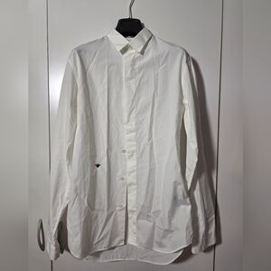 Dior Homme Bee Long-Sleeved White Shirt